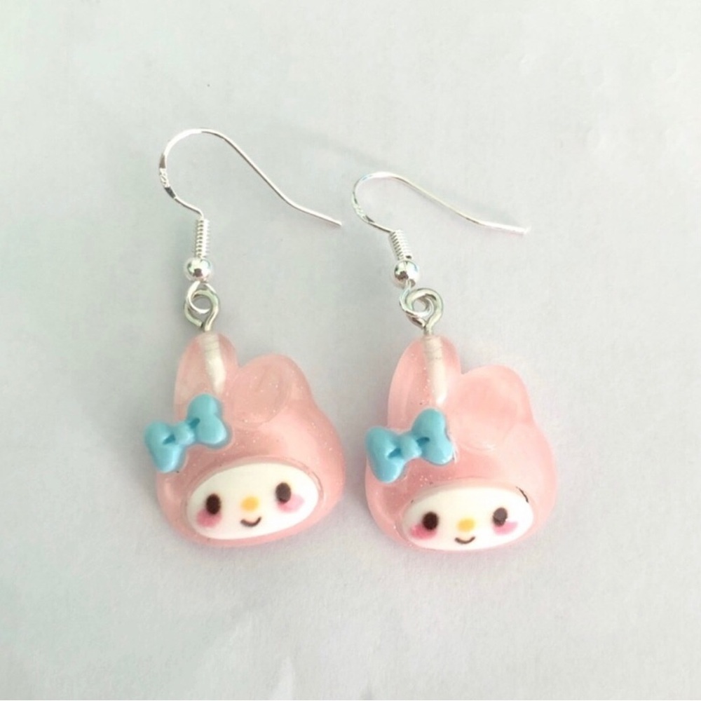 NWT - Cute Pink and Blue Pastel My Melody Dangle Earrings